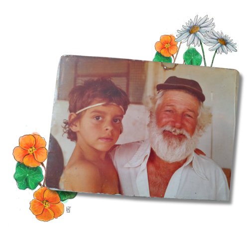 colagem avô